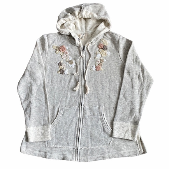 Style & Co Embroidered Zip Hoodie‎ Jacket M… - Picture 1 of 11